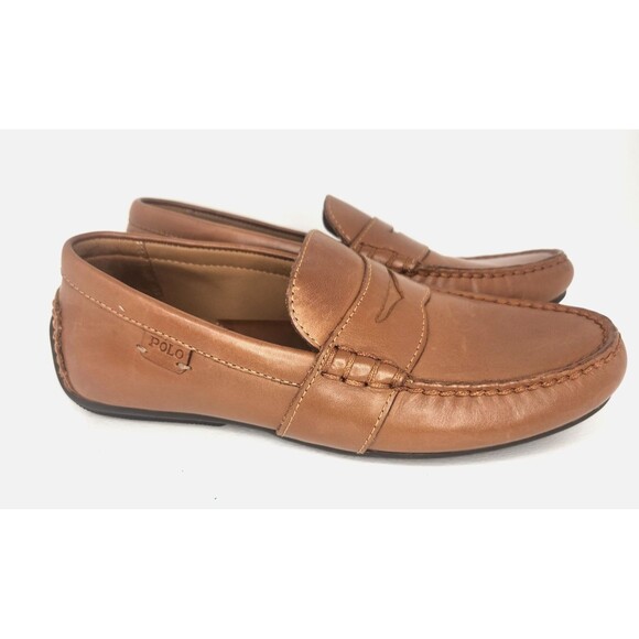 Polo Ralph Lauren Reynold Leather Driver Loafer Men\'s Size 7D 11721 main image 14